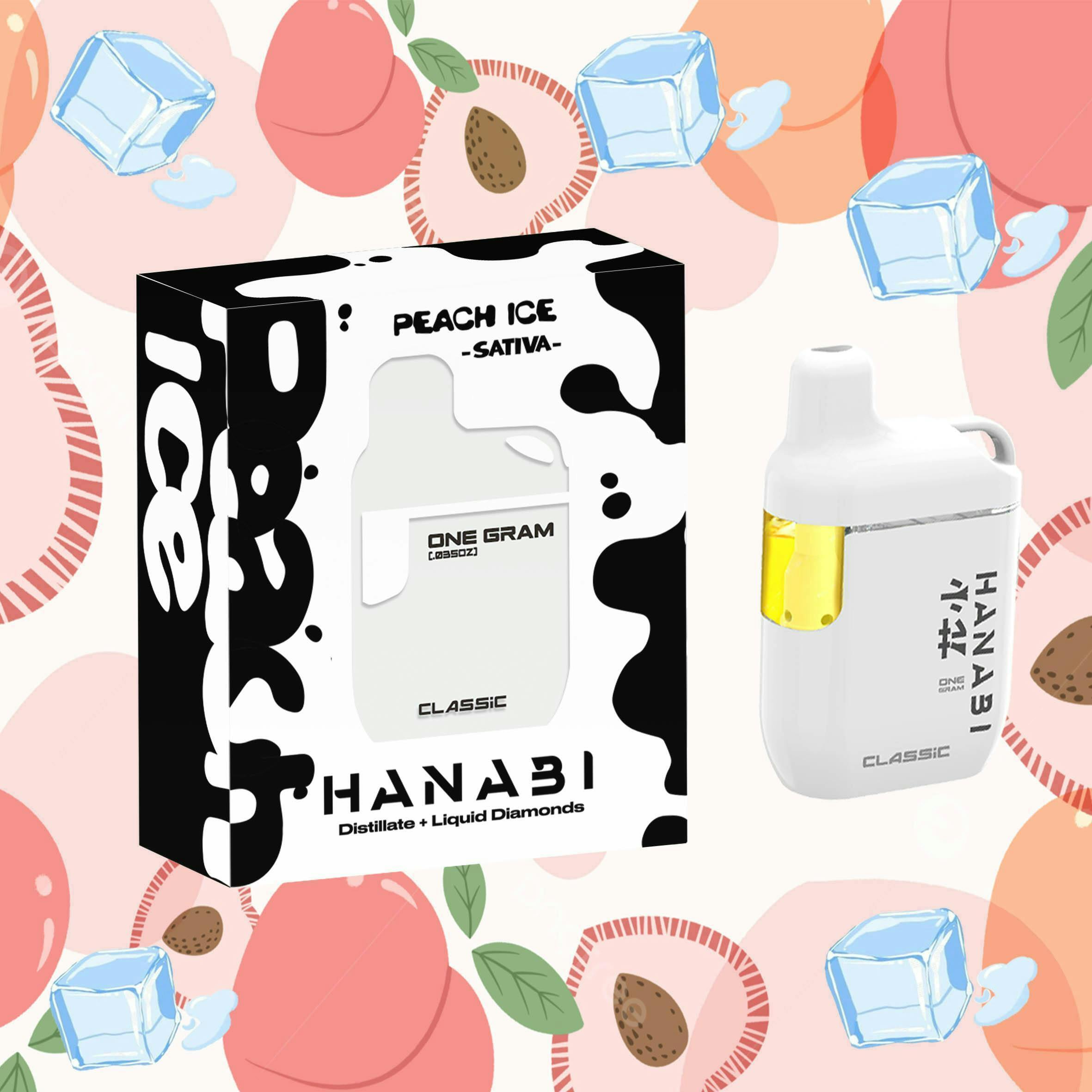 Hanabi | Peach Ice | Classic Disposable | 1g