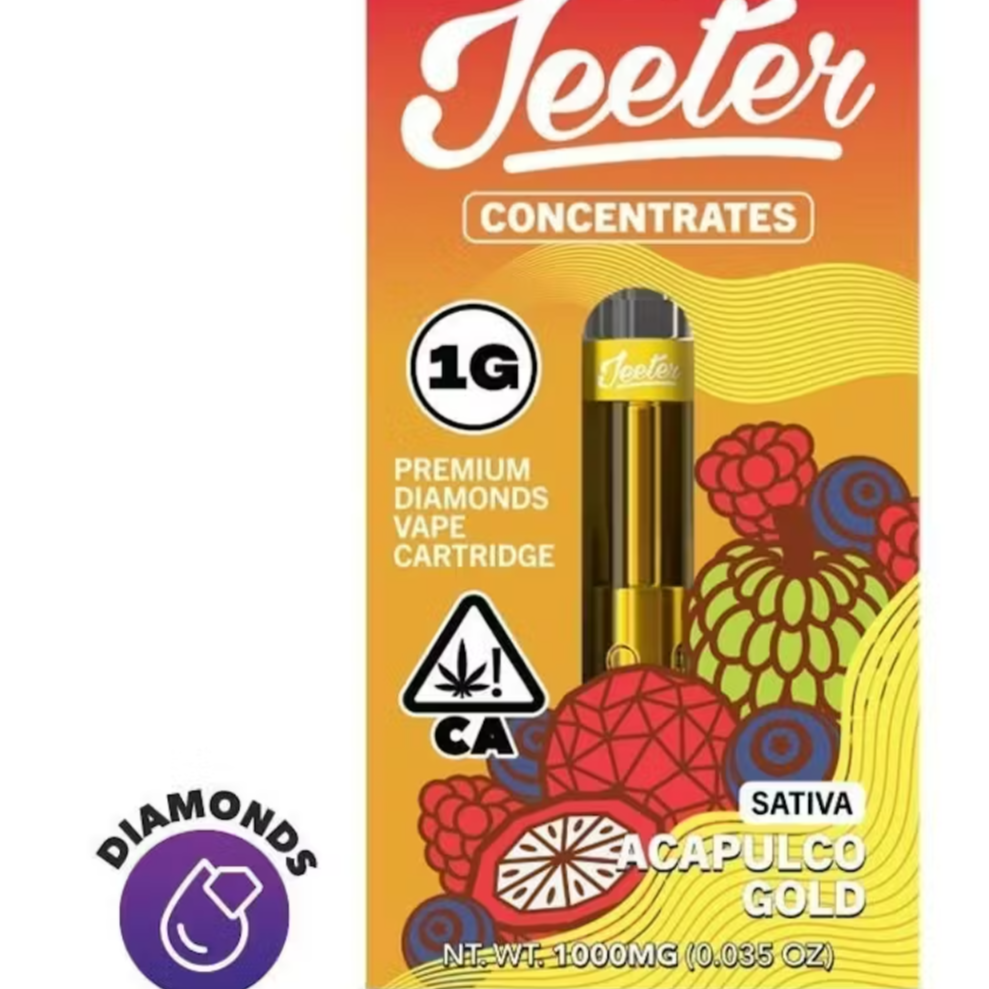 Jeeter Concentrates Diamonds Vape Cartridge - Acapulco Gold