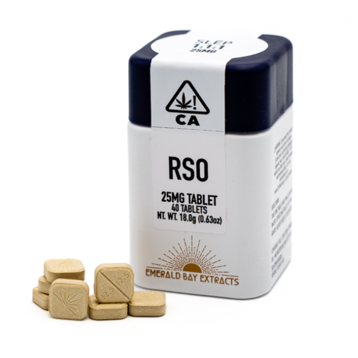 SLEP 1:1:1 THC:CBD:CBN RSO TABLETS - 332 mg - 40 Pack