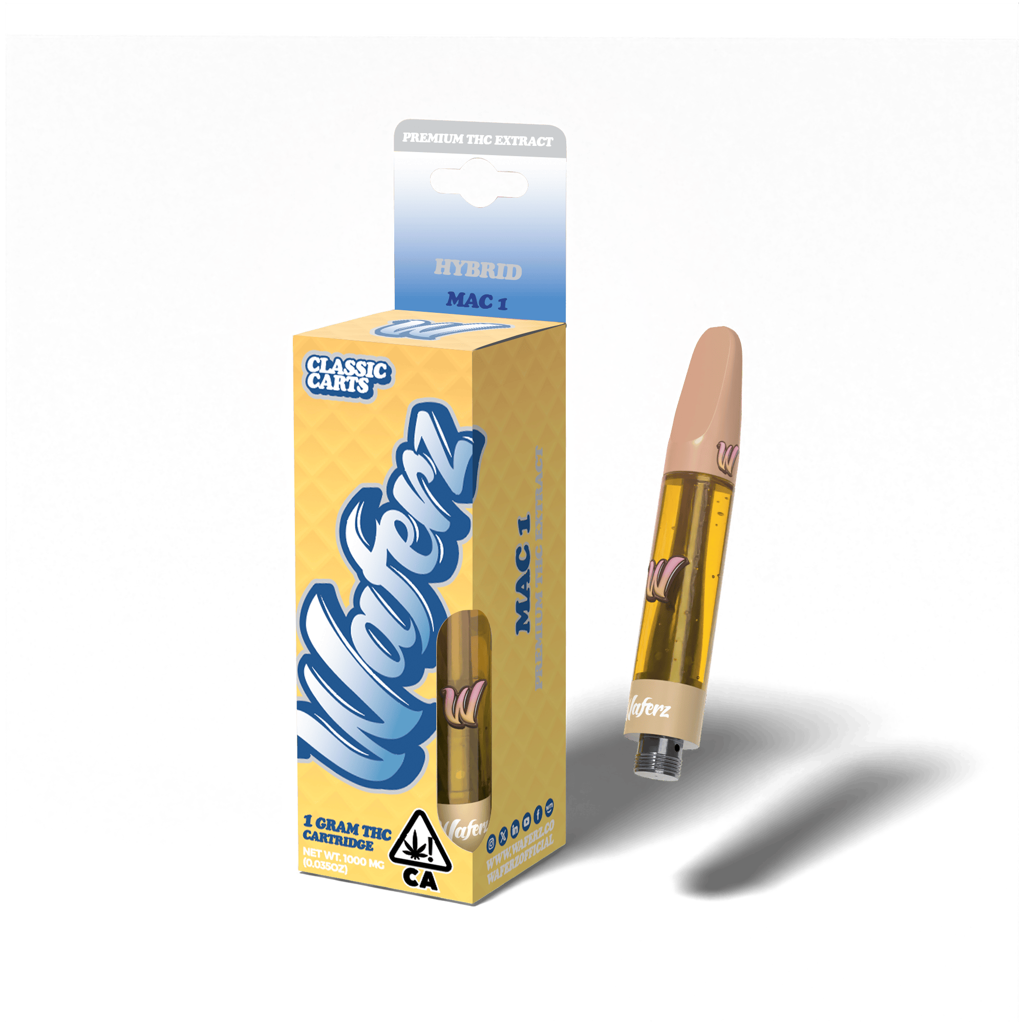 Waferz Classic Carts: Mac 1 (1g)