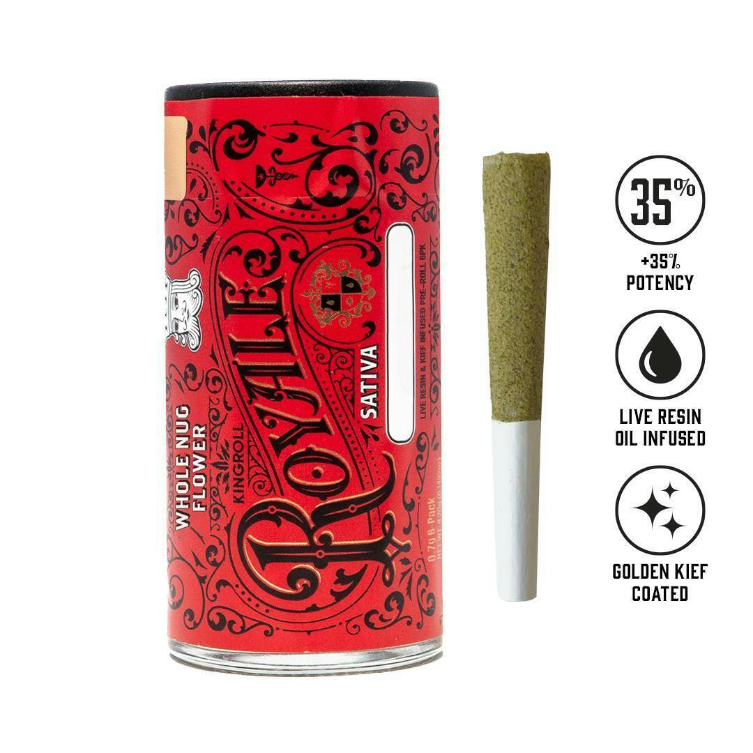 Kingroll Royale | Sonic Screwdriver | Infused Joints | 0.7g each | 6pk