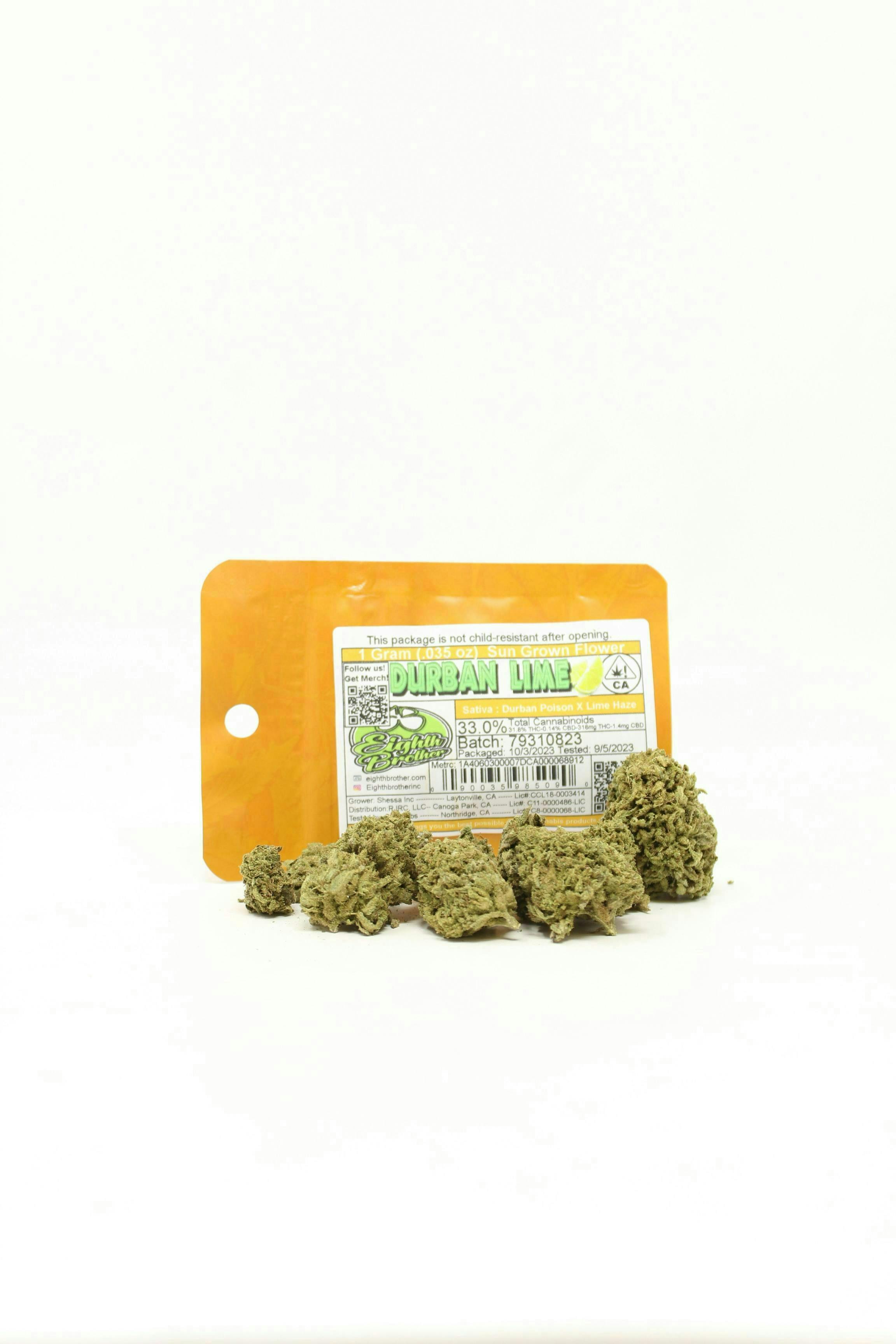 Eighth Brother | Durban Lime | Big Buds | 1g