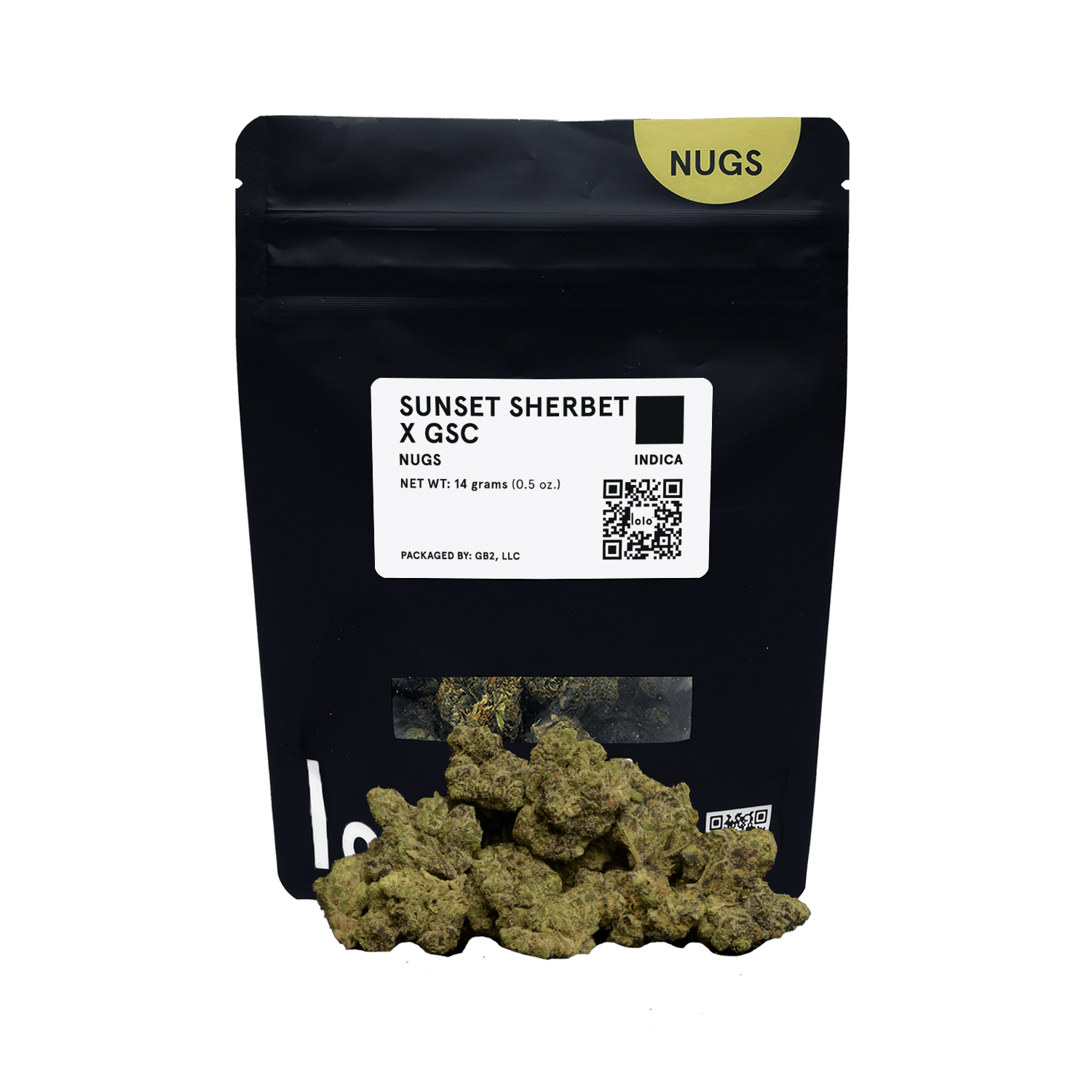 lolo | Sunset Sherbet + GSC | Indoor Nugs | 14g