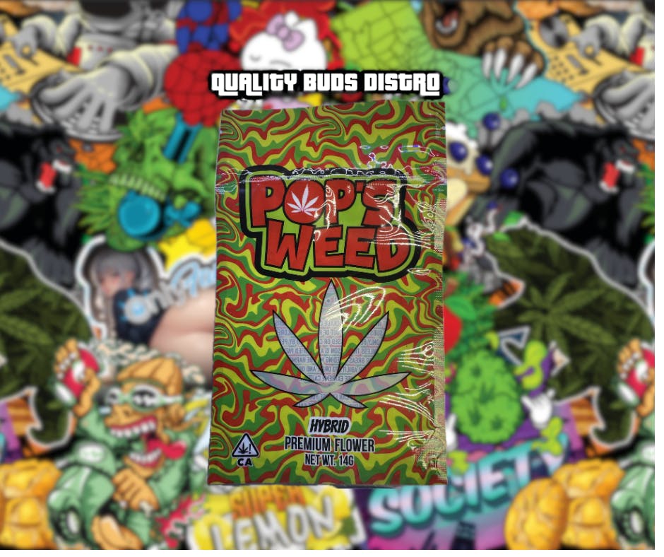 POP'S WEED - HYBRID - FLOWER - 14G