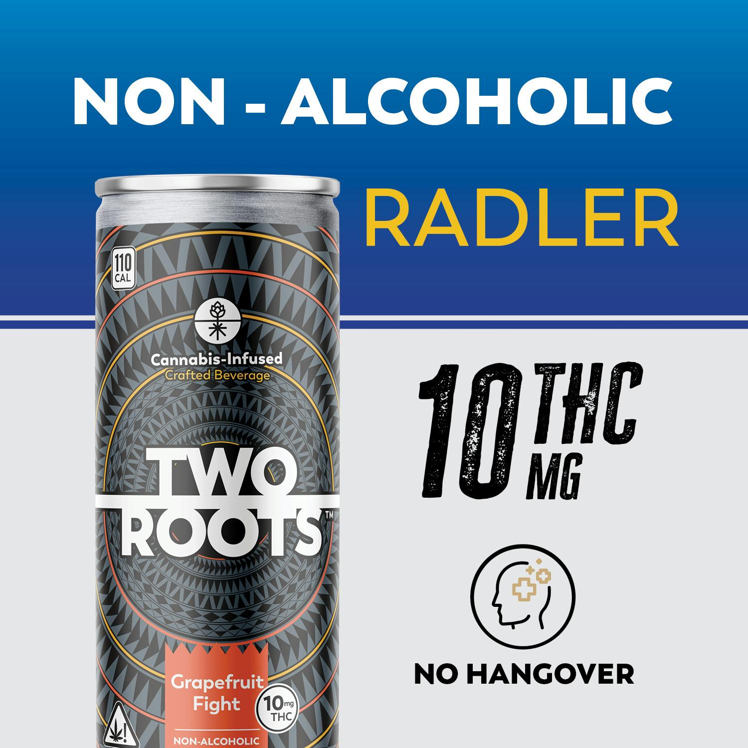 Two Roots "Grapefruit Fight" Radler – 10mg THC