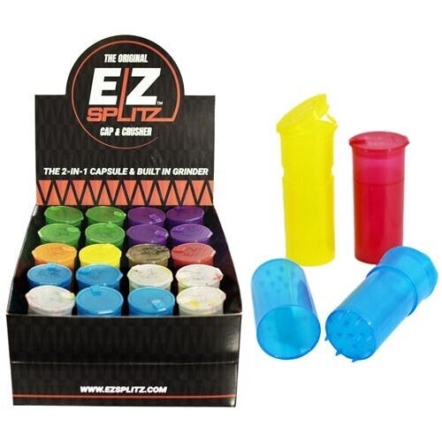 EZSplitz Assorted Colors Grinder/Jar
