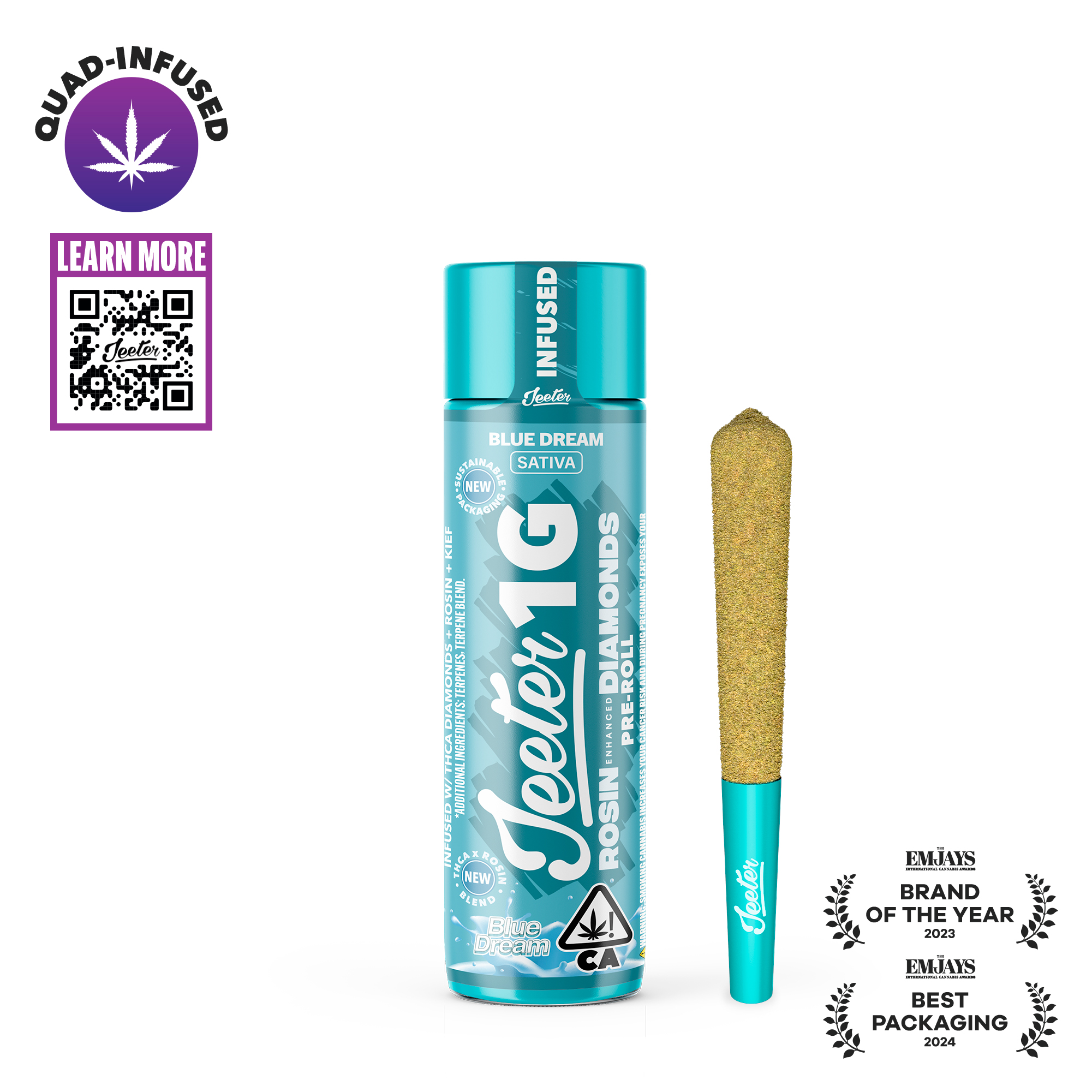 Jeeter | LRO Pre-Roll 1g | S | Blue Dream