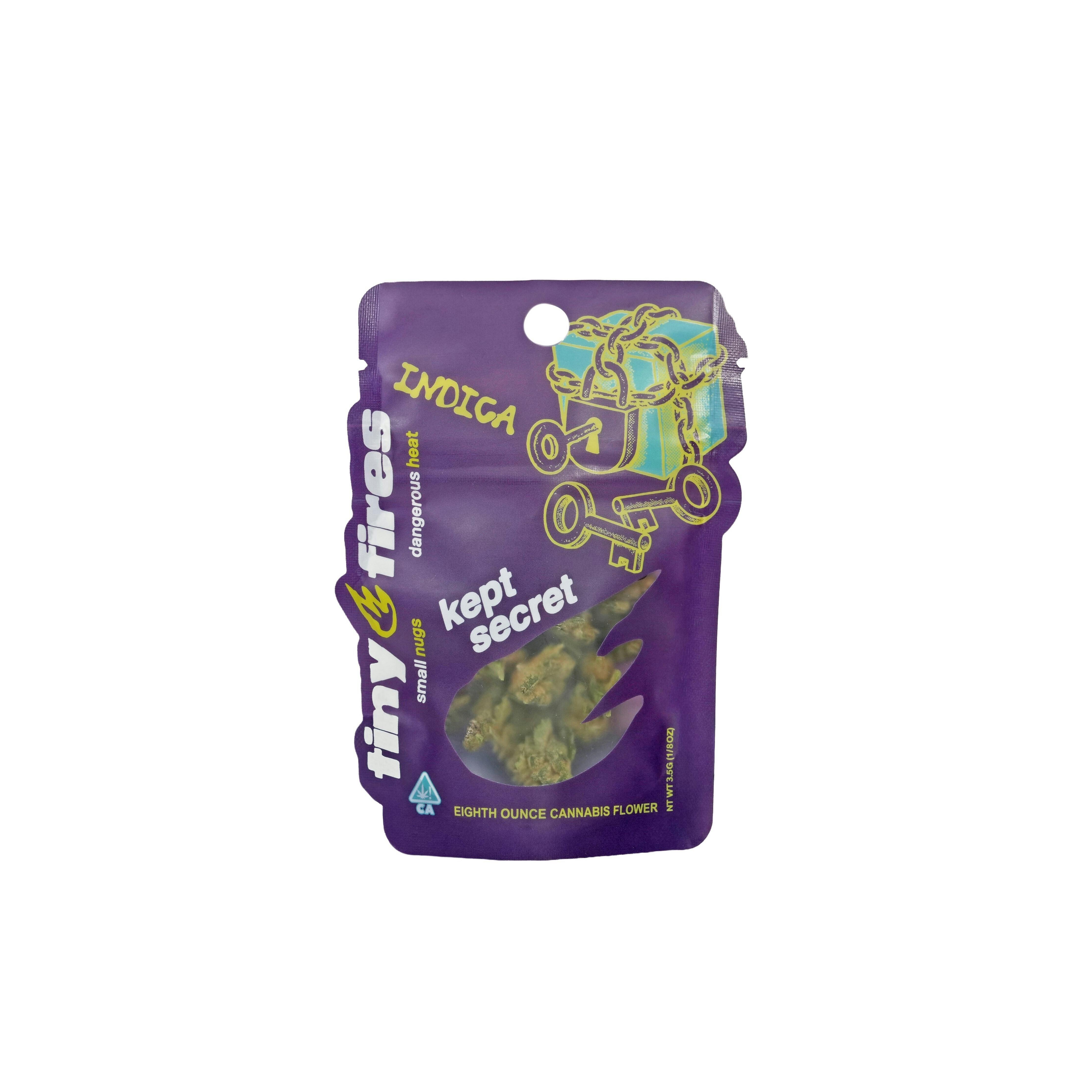 Kept Secret - 1/8 oz Indica Flower | Tiny Fires