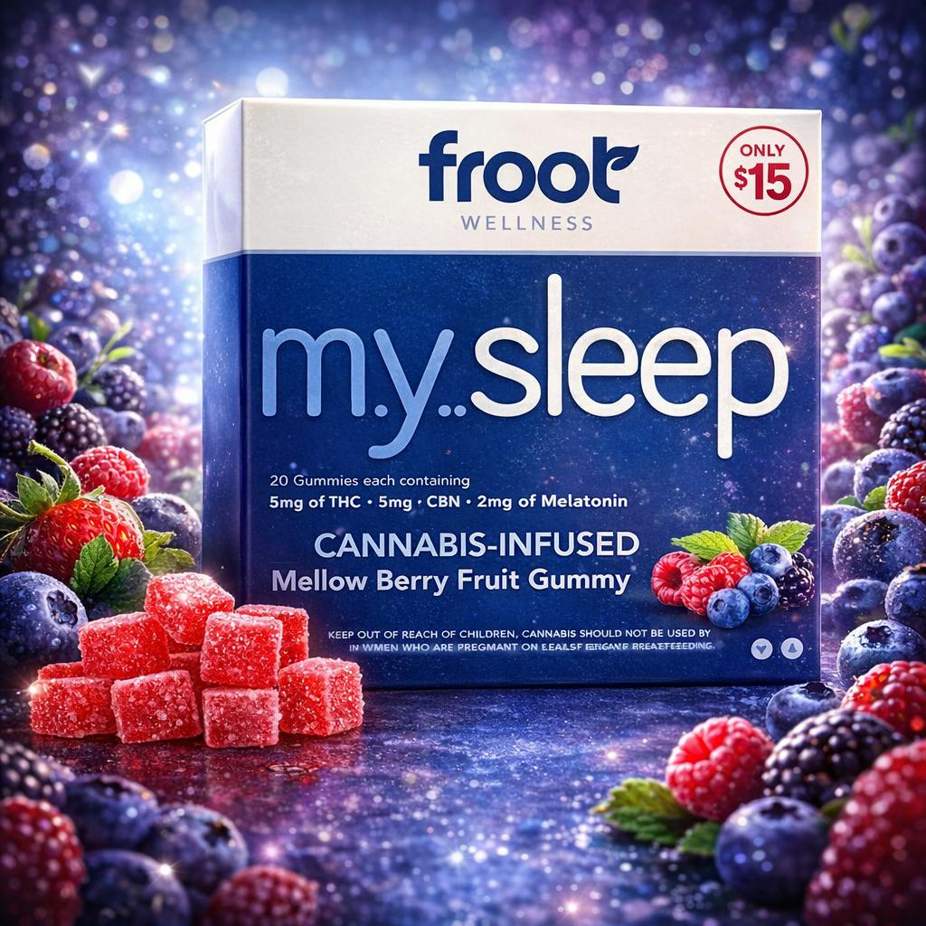 FROOT - 140MG - CBN/MELATONIN MELLOW BERRY