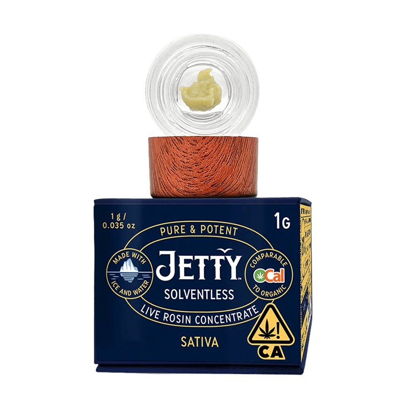 JETTY - EXTRACT (SOLVENTLESS LIVE ROSIN) - 1G - SATIVA - SOUR DIESEL