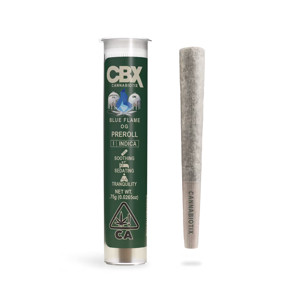 Cannabiotix - Blue Flame OG (Indica) Preroll (.75g)