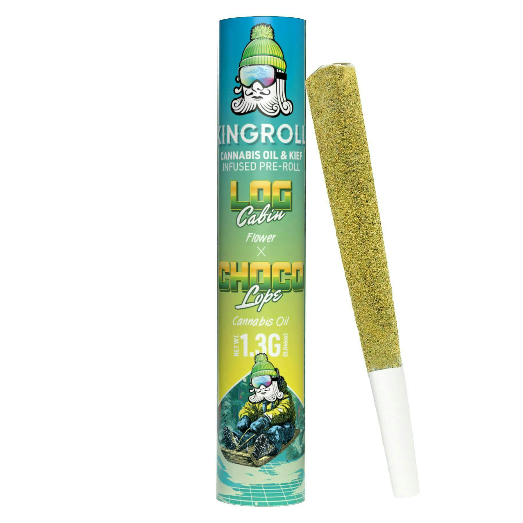 Kingroll Limited Edition | Log Cabin x Chocolope | Infused Joint | 1.3g