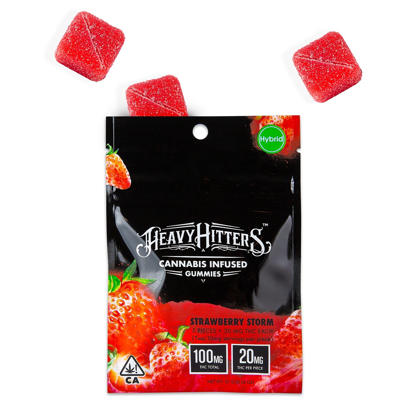 THC Gummy Pack: Strawberry Storm - 100MG
