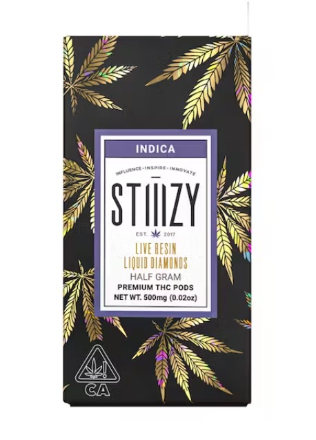 Stiiizy .5g Northern Lights Live Resin Pod PD