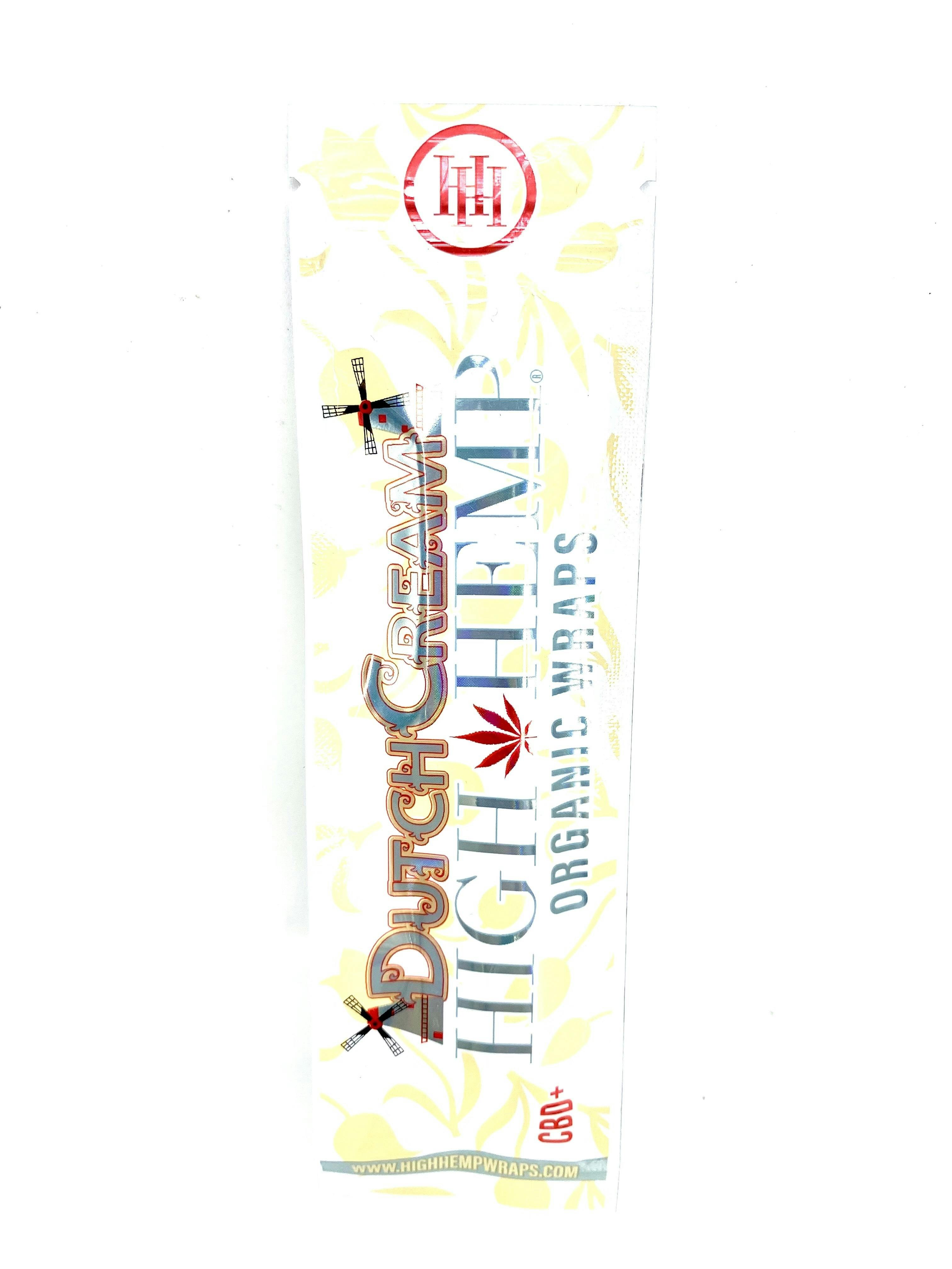 High Hemp - Dutch Cream - Organic Hemp Wraps - 2pk