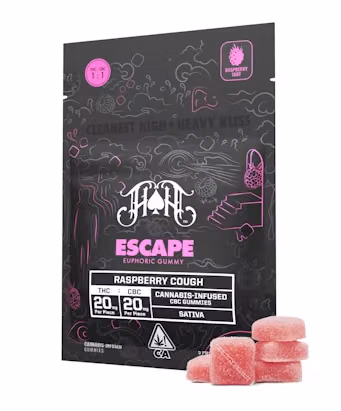 Heavy Hitters Gummies THC/CBC 200mg - Raspberry Cough (S)