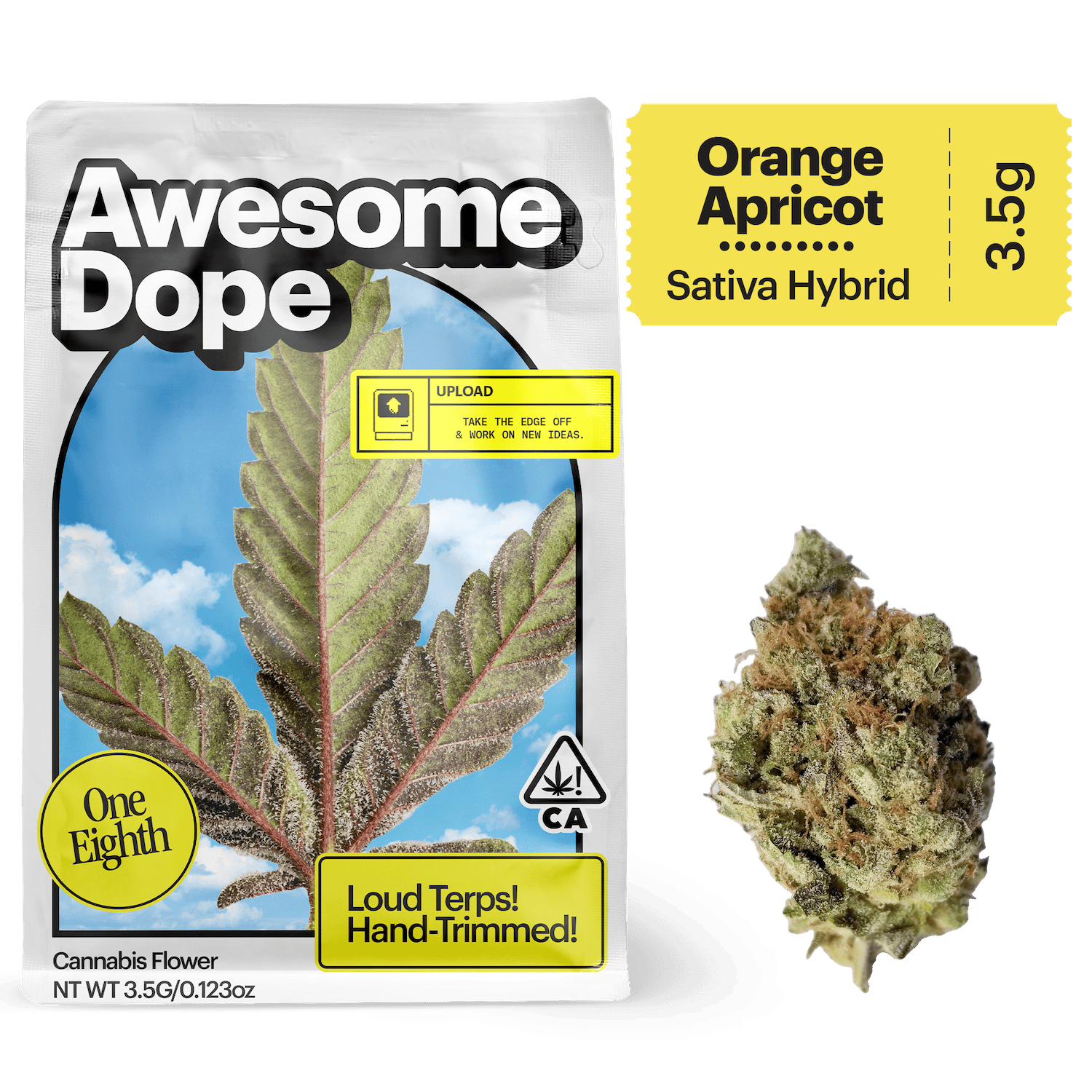 ORANGE APRICOT 3.5G MYLAR 8TH - AWESOME DOPE