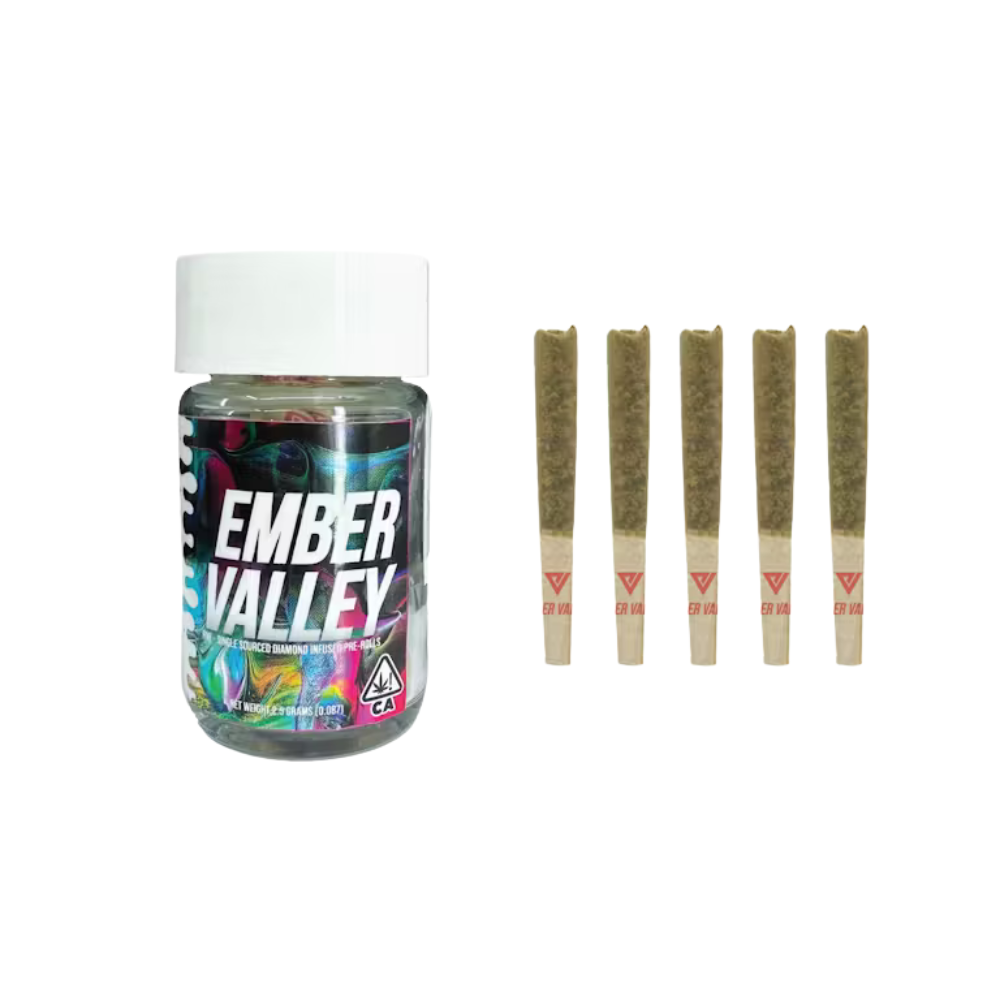 2.5g Peach Cobbler Infused Pre-Roll Pack (.5g - 5 pack) - Ember Valley