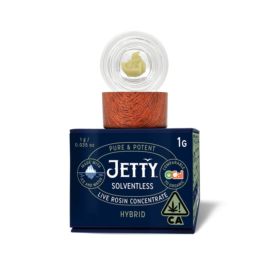 JETTY - EXTRACT (SOLVENTLESS LIVE ROSIN) - 1G - HYBRID - RUM RUNNER