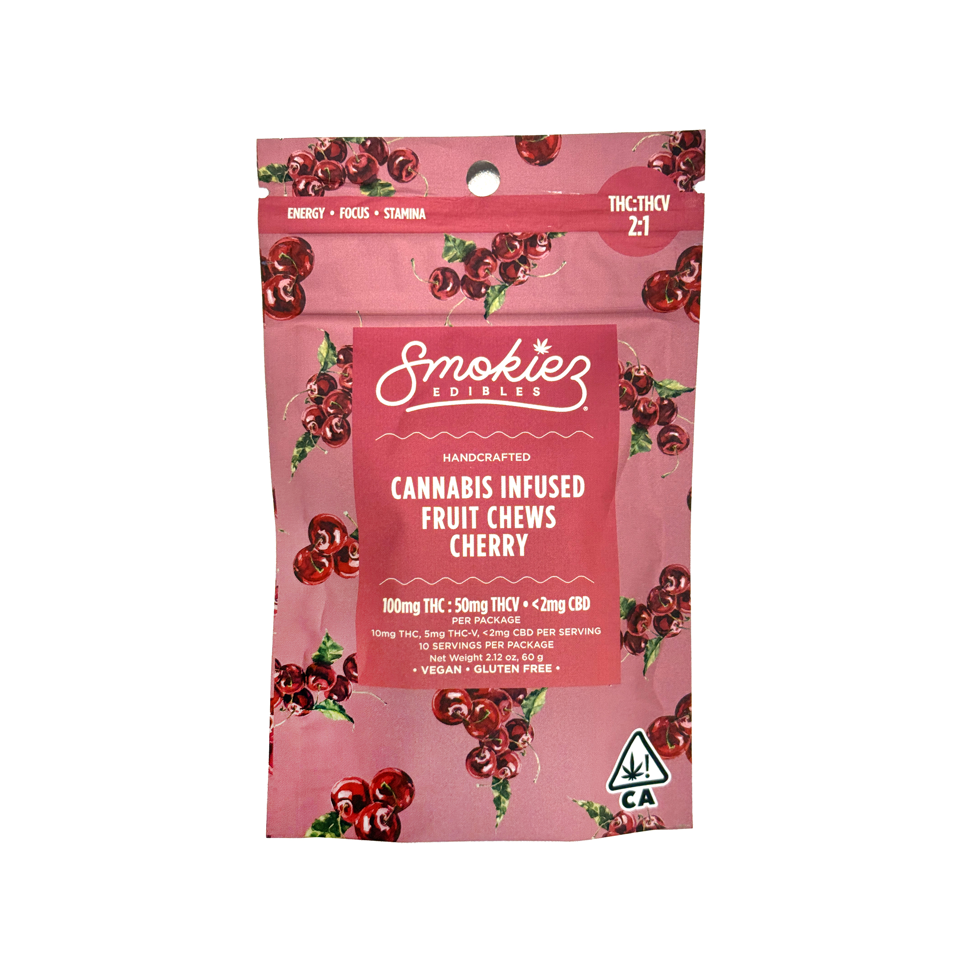 Cherry 2:1 THC: THCv | 100mg 10-Pack