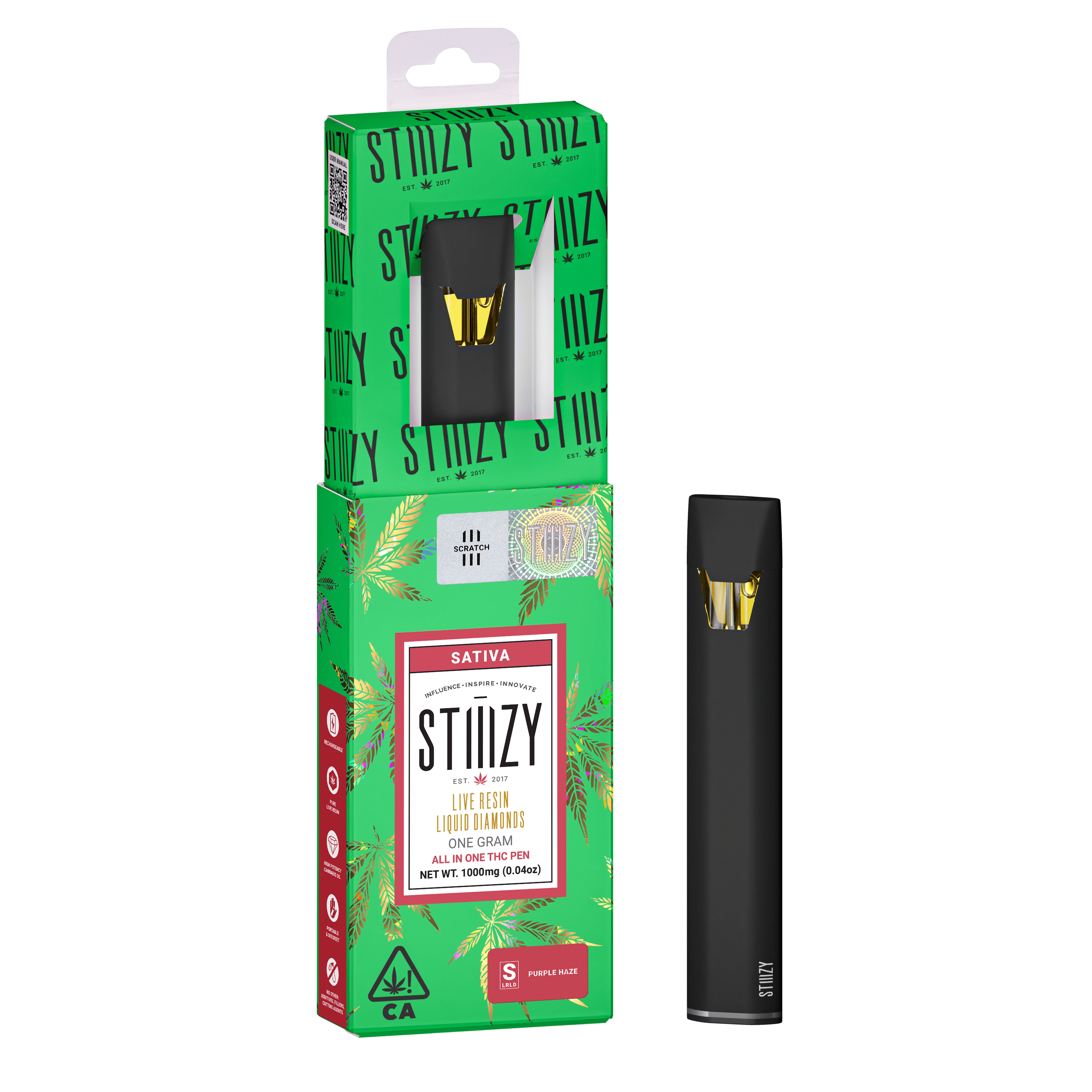 Vape - PURPLE HAZE 1G LQD All-In-One