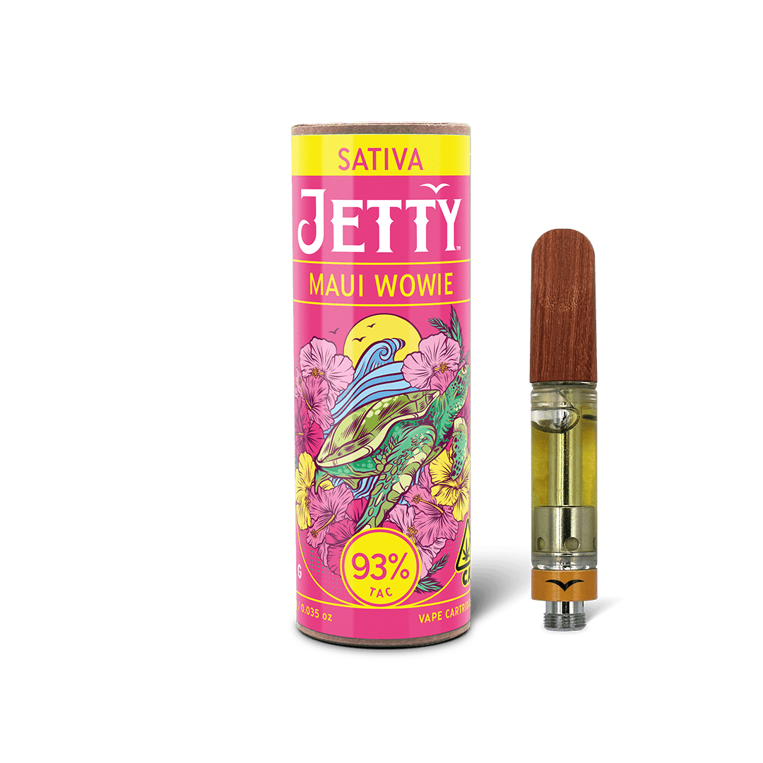 JETTY - VAPE (DISTILLATE) - 1G - SATIVA - MAUI WOWIE