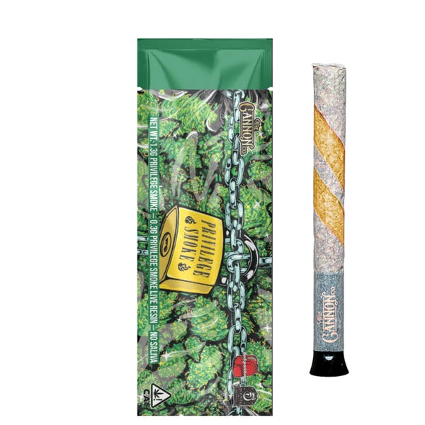 Privilege Smoke - 1.6G Cannon Co. Infused Preroll