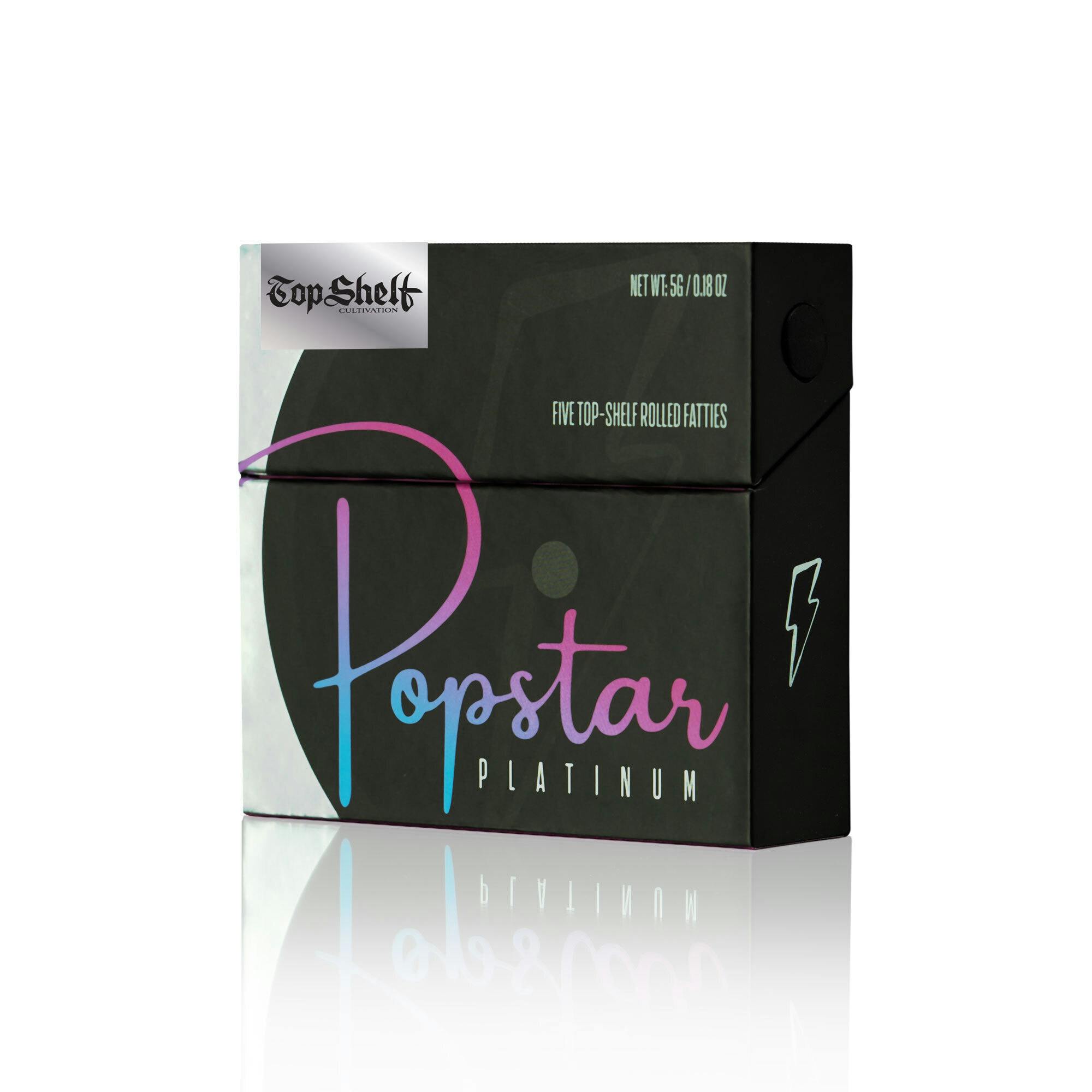 Popstar Platinum | 5g | 5pk | Top Shelf Cultivation Whoa-Si-Whoa