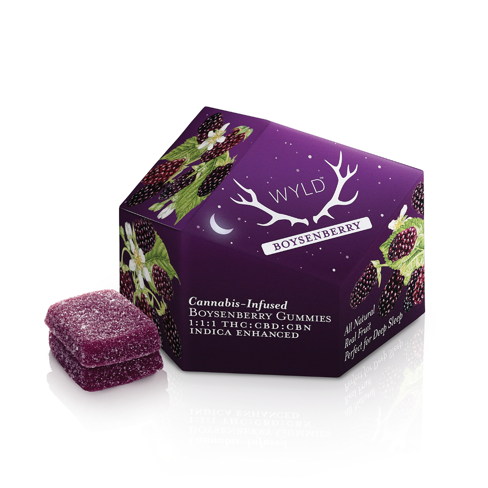 Boysenberry | Gummies | 1:1:1 THC:CBD:CBN | 100mg