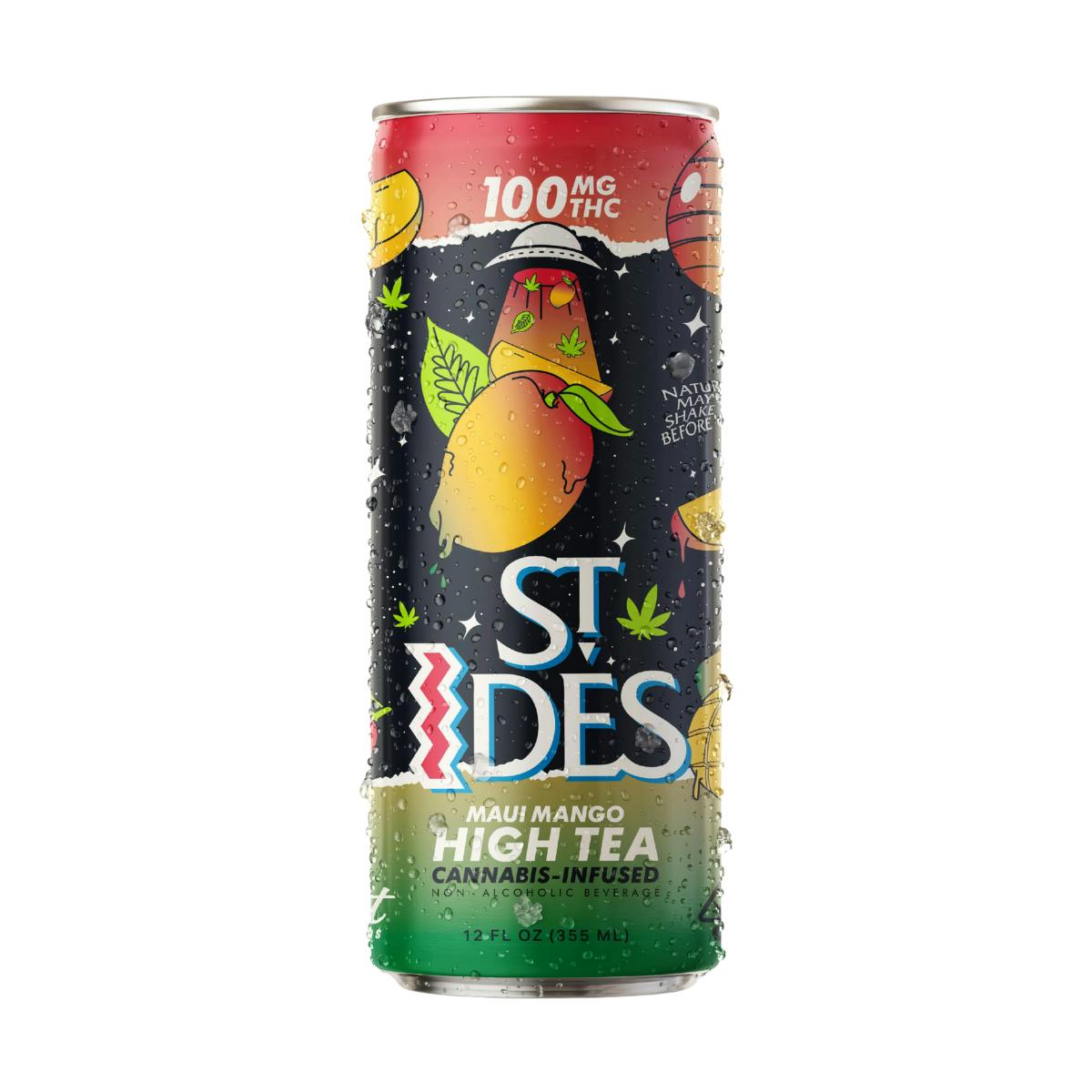 ST. IDE'S - 100MG - 12OZ DRINK - MAUI MANGO TEA