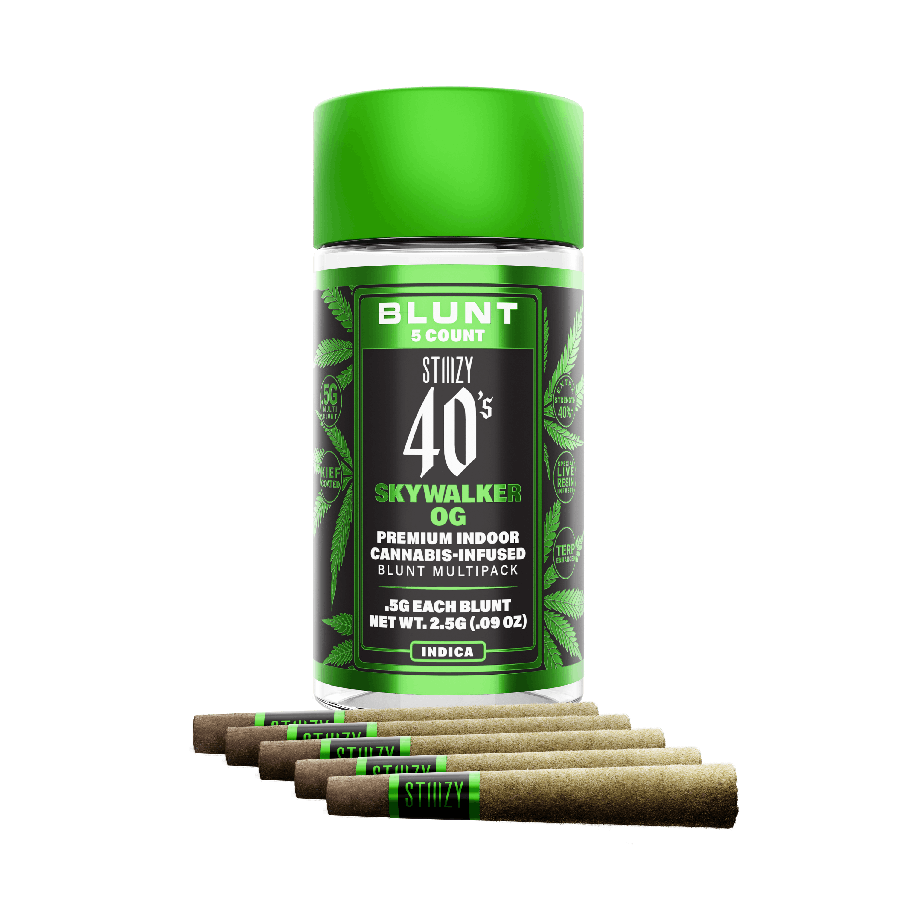 SKYWALKER OG - .5G 40's Infused Mini Blunt 5 Pack