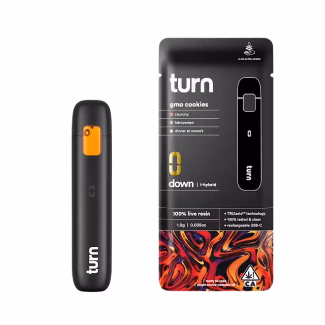 GMO Cookies 'Turn Down' Live Resin AIO 1g