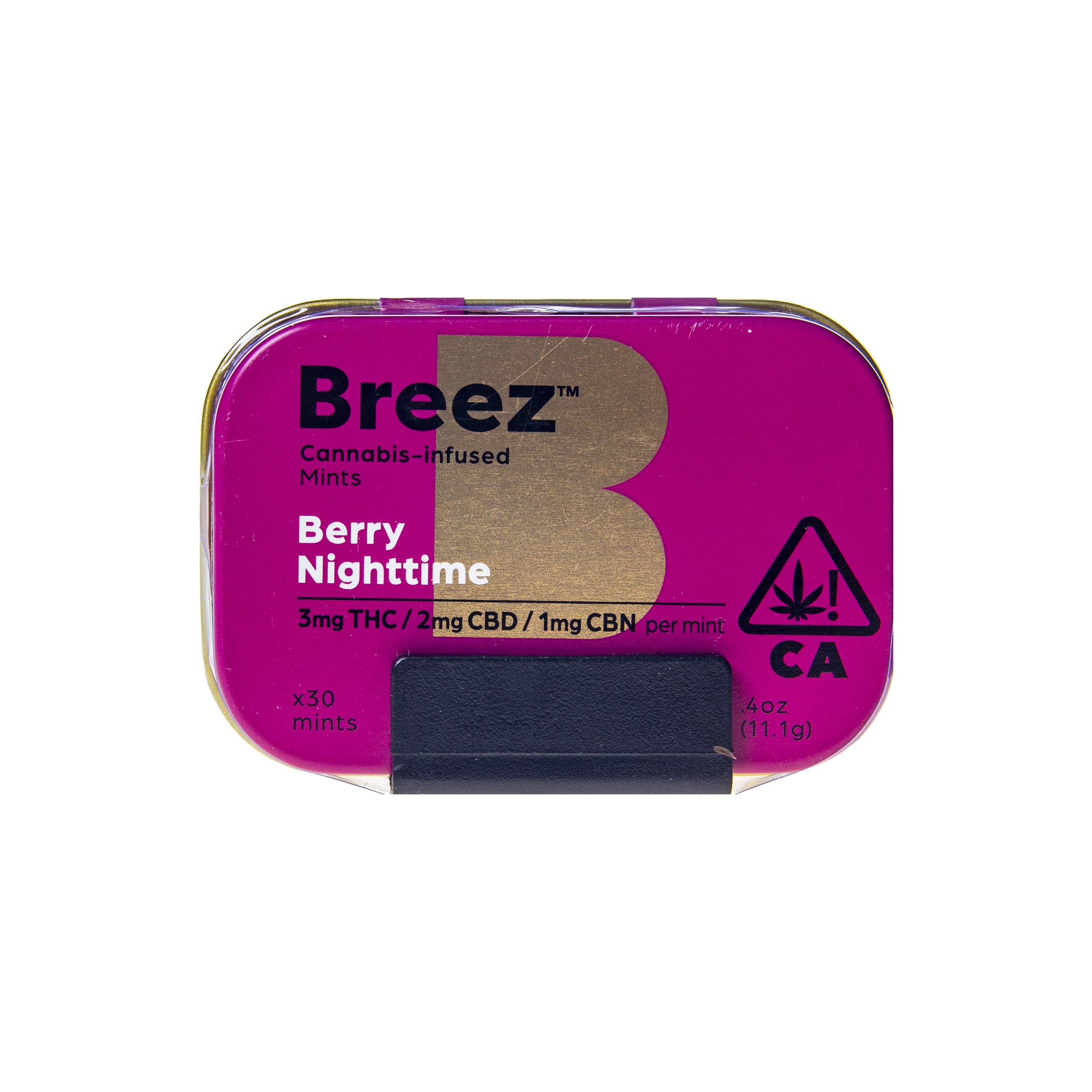 Breez | Berry Nighttime Mints Tin (3:2:1 THC:CBD:CBN - 170mg Total)