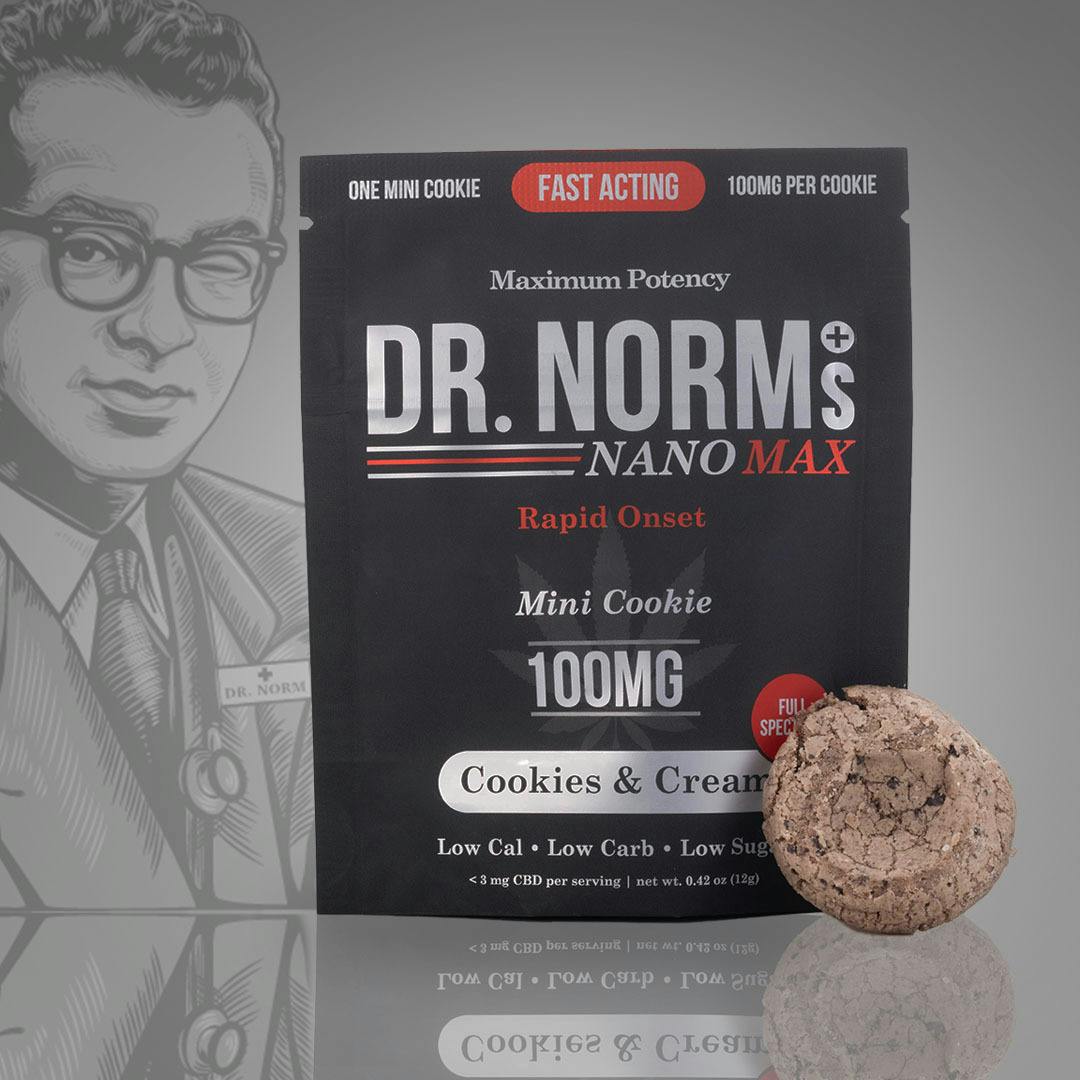 Cookies & Cream Fast-Acting Nano 100mg MAX Cookie