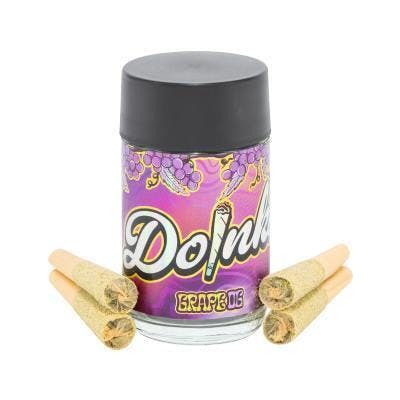 Doinks Grape OG Infused Preroll (0.5g) 4pk