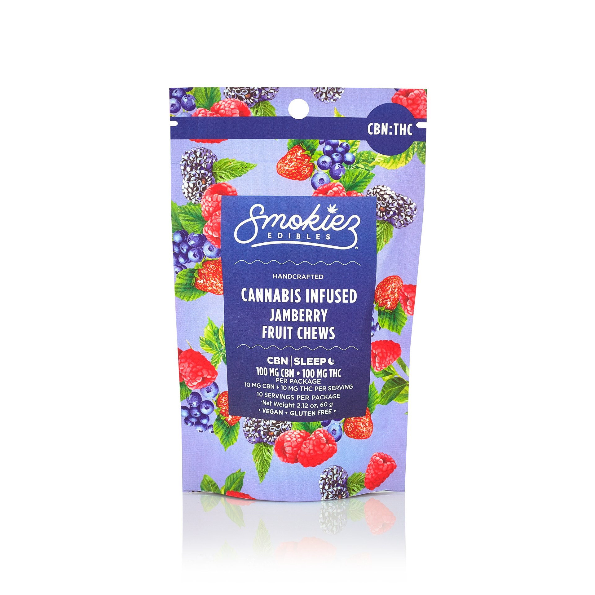 Smokiez - Gummies 1:1 - Jamberry (H) (100mg THC/100mg CBN)