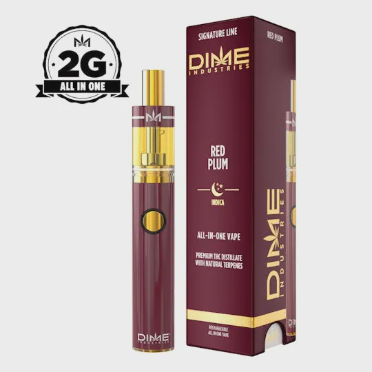 Dime | Red Plum (I) | 1g Signature Line Disposable Cartridge