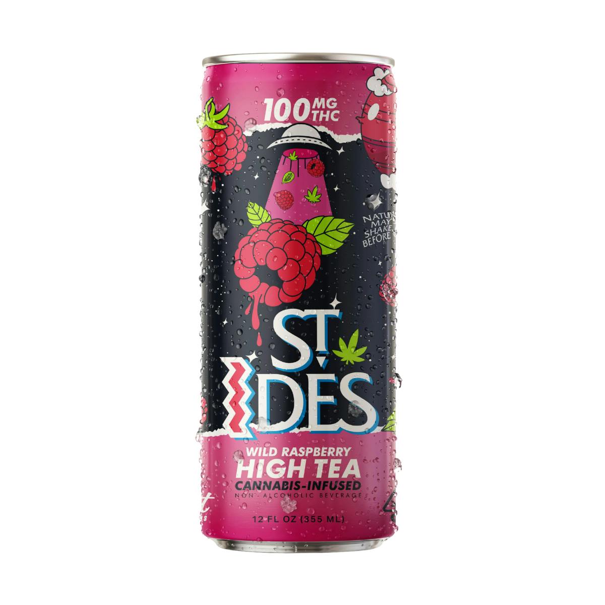 ST. IDE'S - 100MG - 12OZ DRINK - WILD RASPBERRY