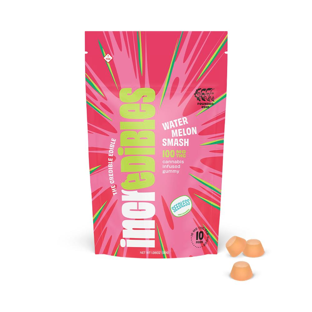 incredibles Watermelon Smash Gummies 10mg ea | 10-Pack