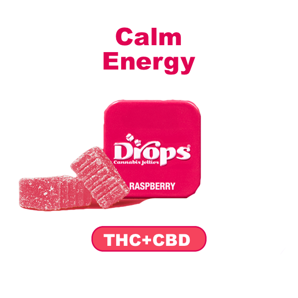 DROPS - CBD GUMMY - 2:1 RASPBERRY SINGLE - 150MG