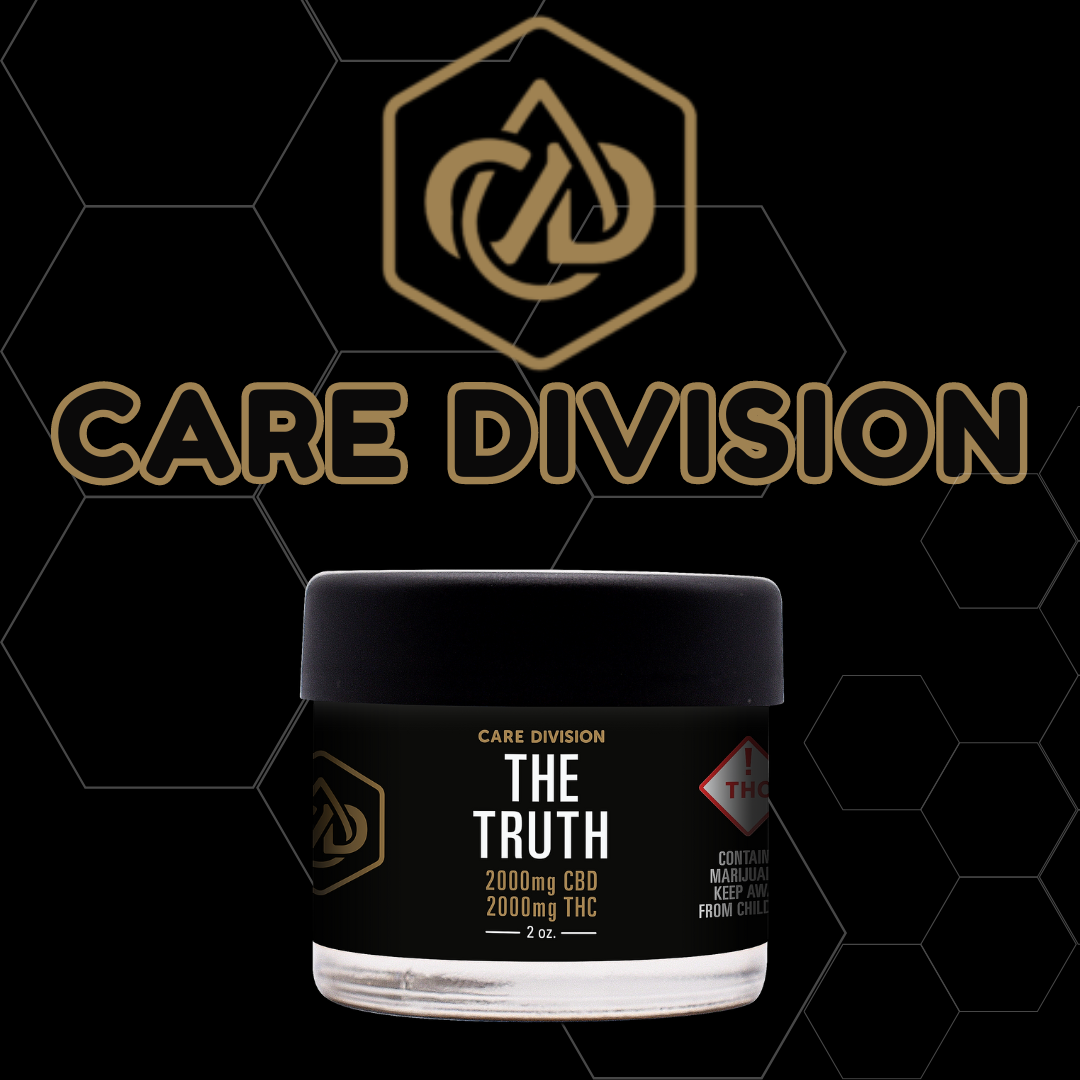 Care Division - Truth Salve - 2,000mg THC/CBD 1:1