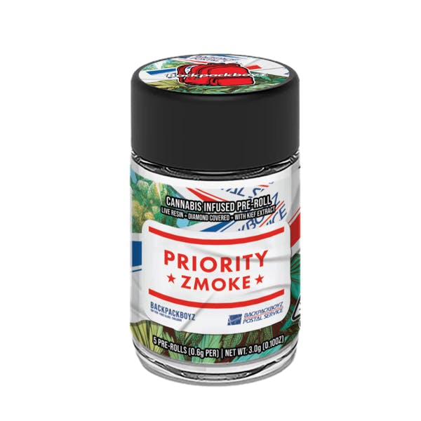 Priority Zmoke - 3G 5 pack Infused Prerolls