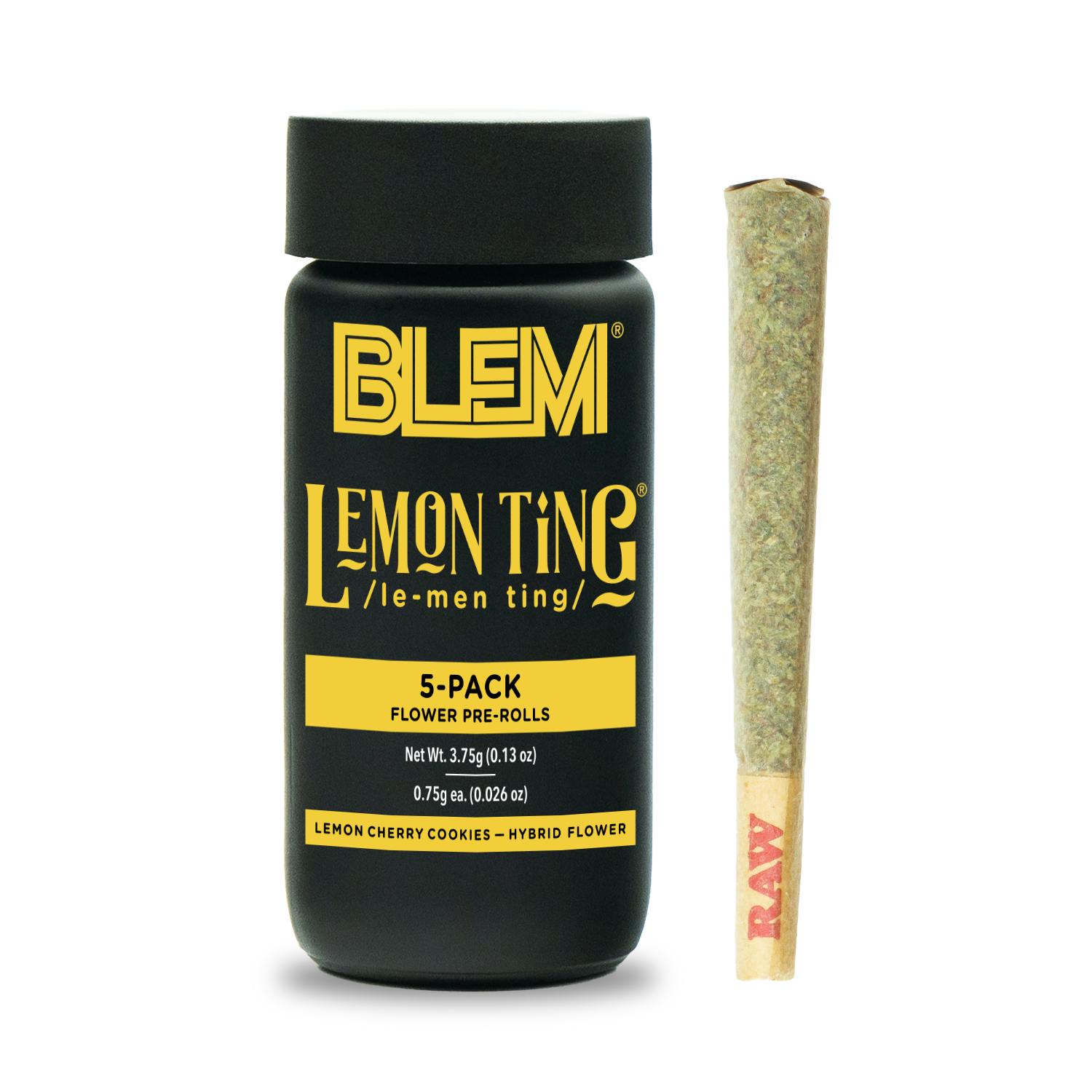 BLEM LEMON TING 5-Pack .75g Pre-Rolls