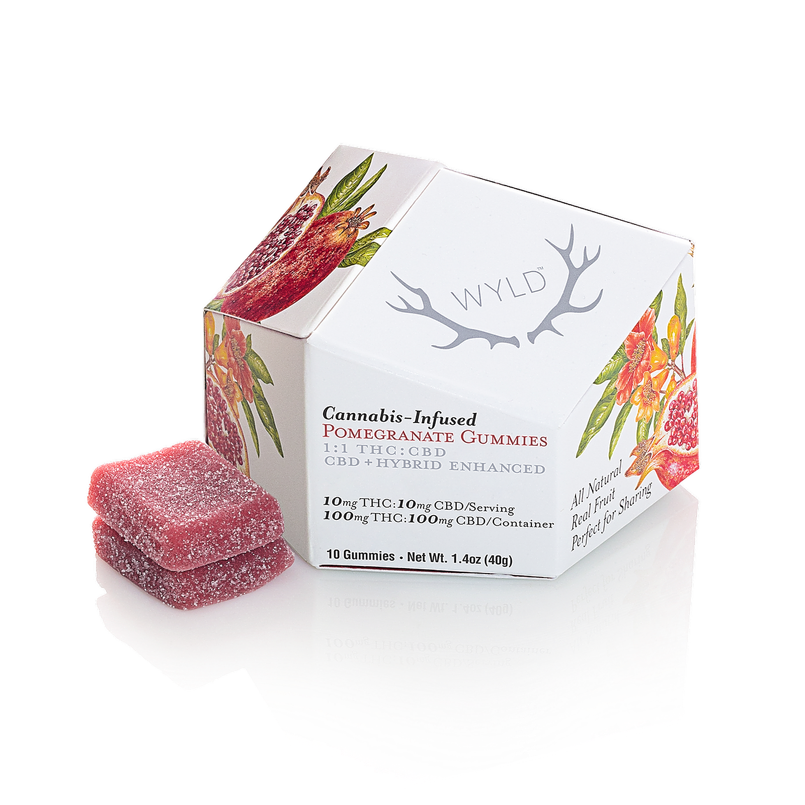 Gummies - 1:1 CBD Pomegranate