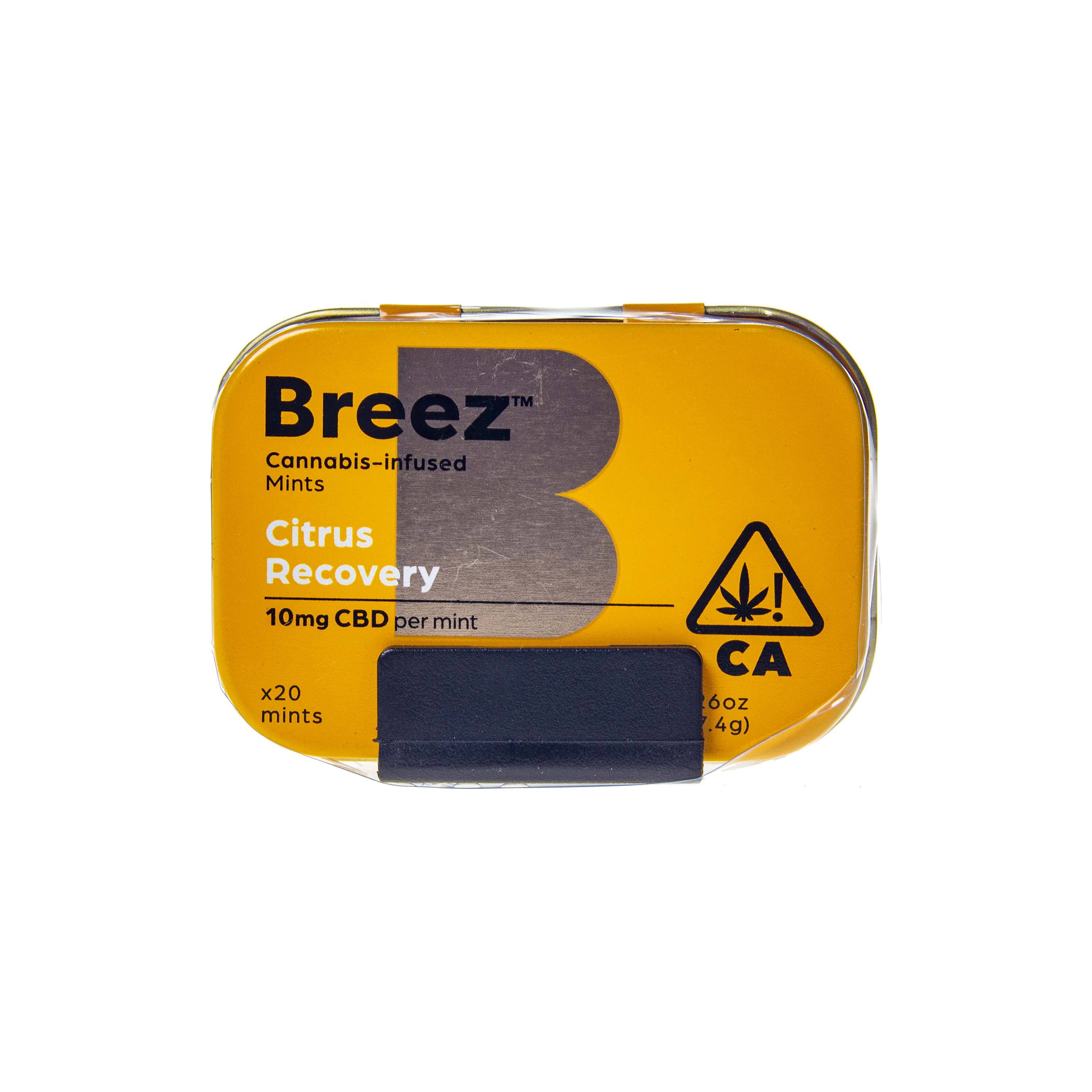Breez | Citrus Recovery Mints Tin (200mg CBD)