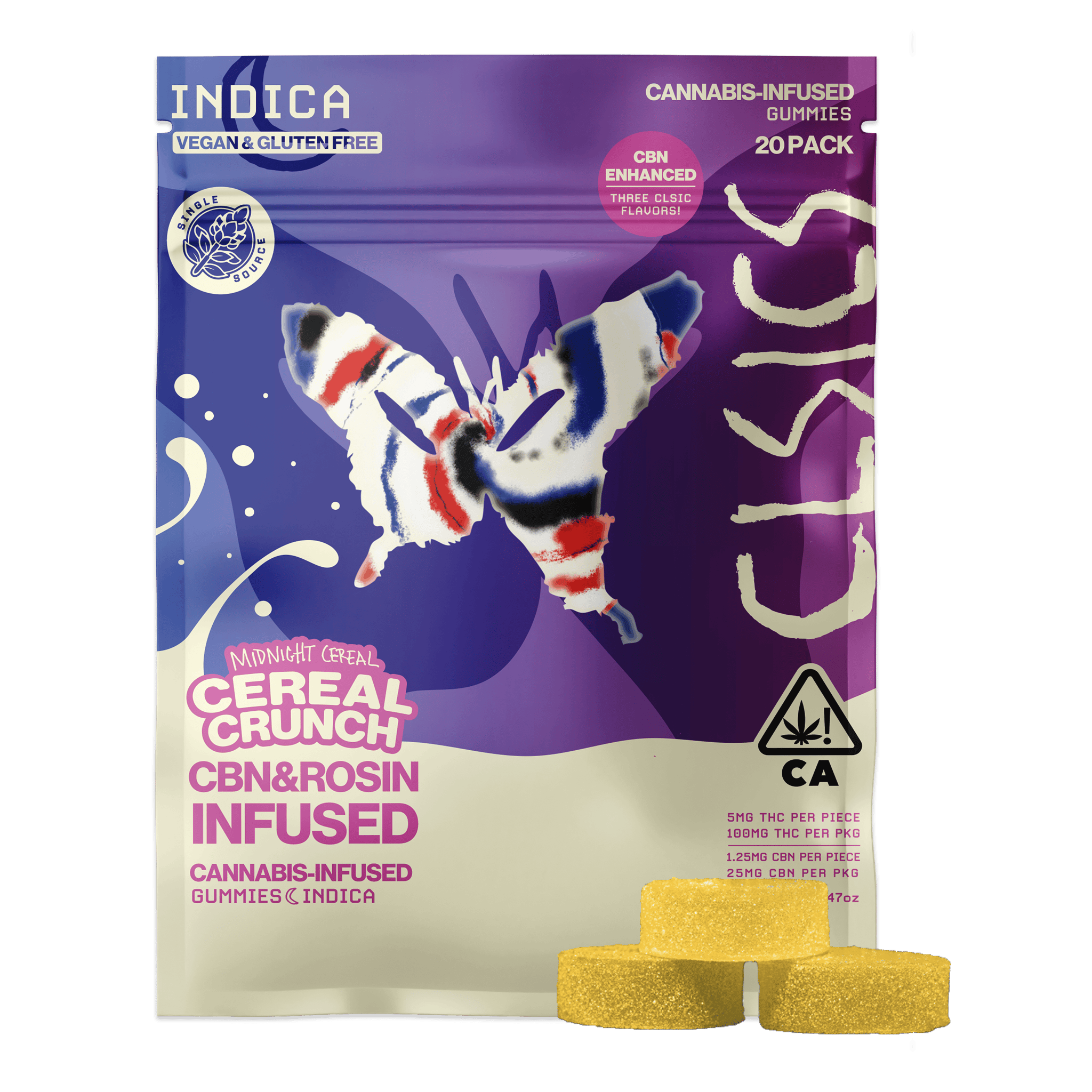 Midnight Cereal Killer 20Pk Gummies - LIVE ROSIN INFUSED PARTY PACK