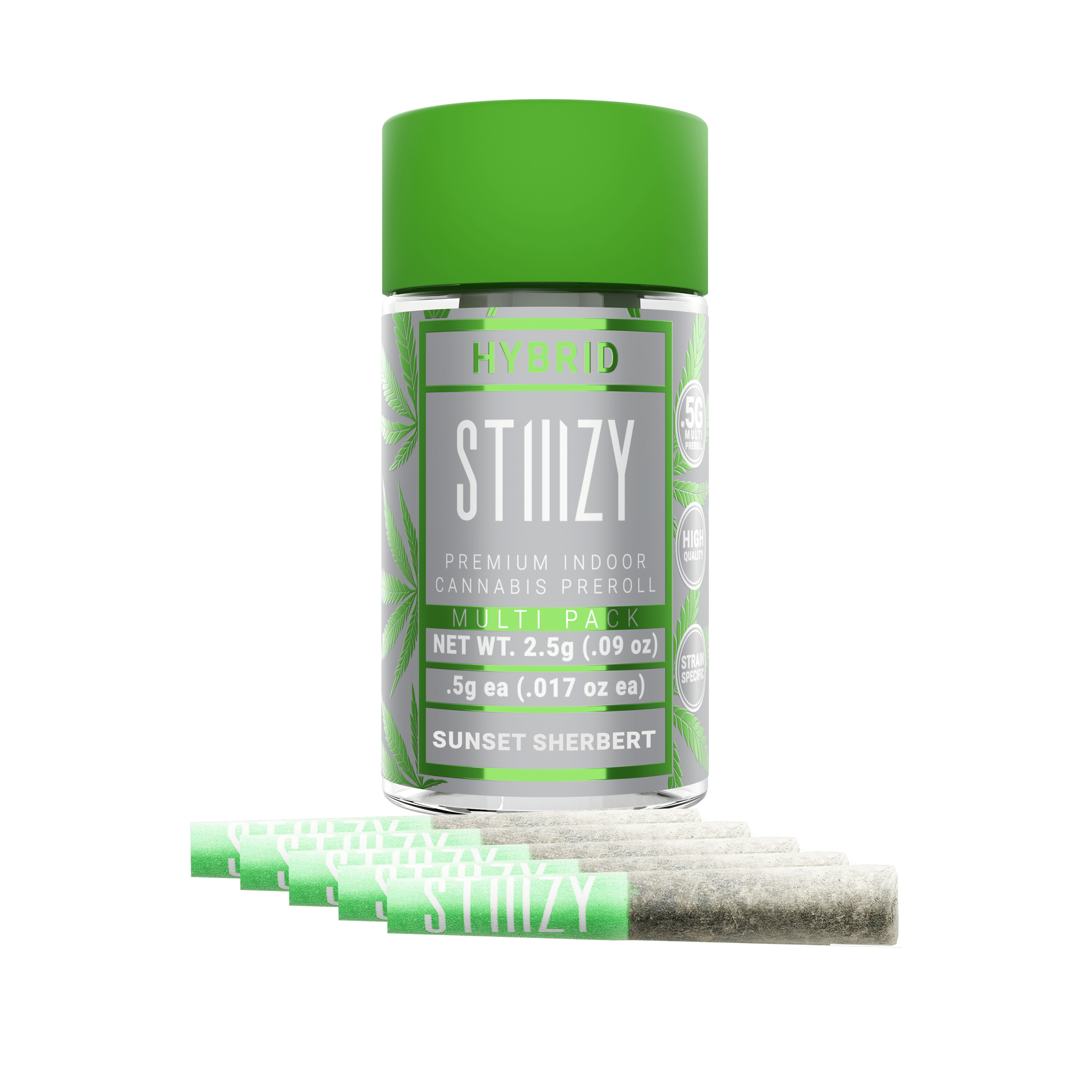 STIIIZY - Naked Multi Joint - Sunset Sherbert - 2.5g