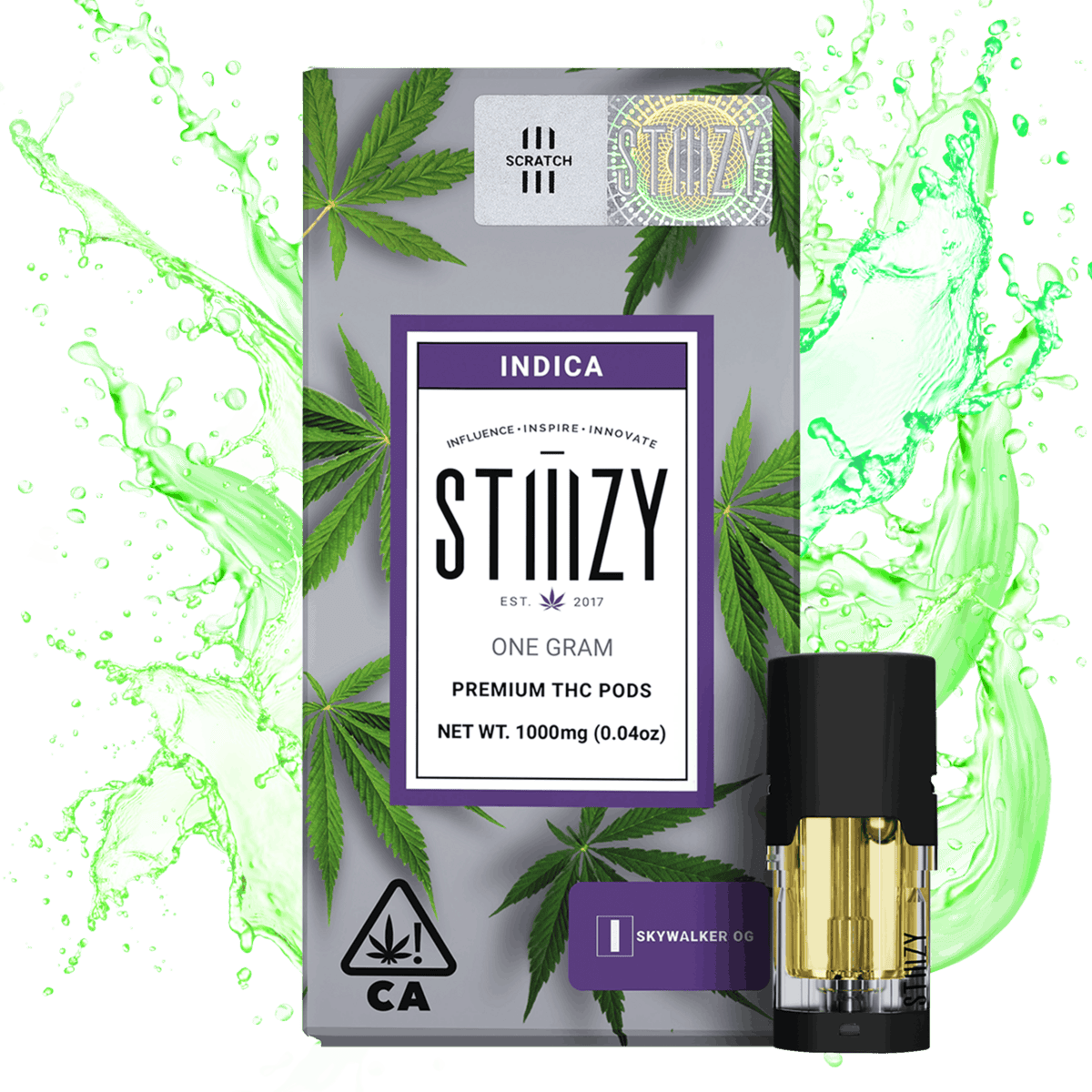 STIIIZY - VAPE (DISTILLATE) - 1G - INDICA - SKYWALKER OG