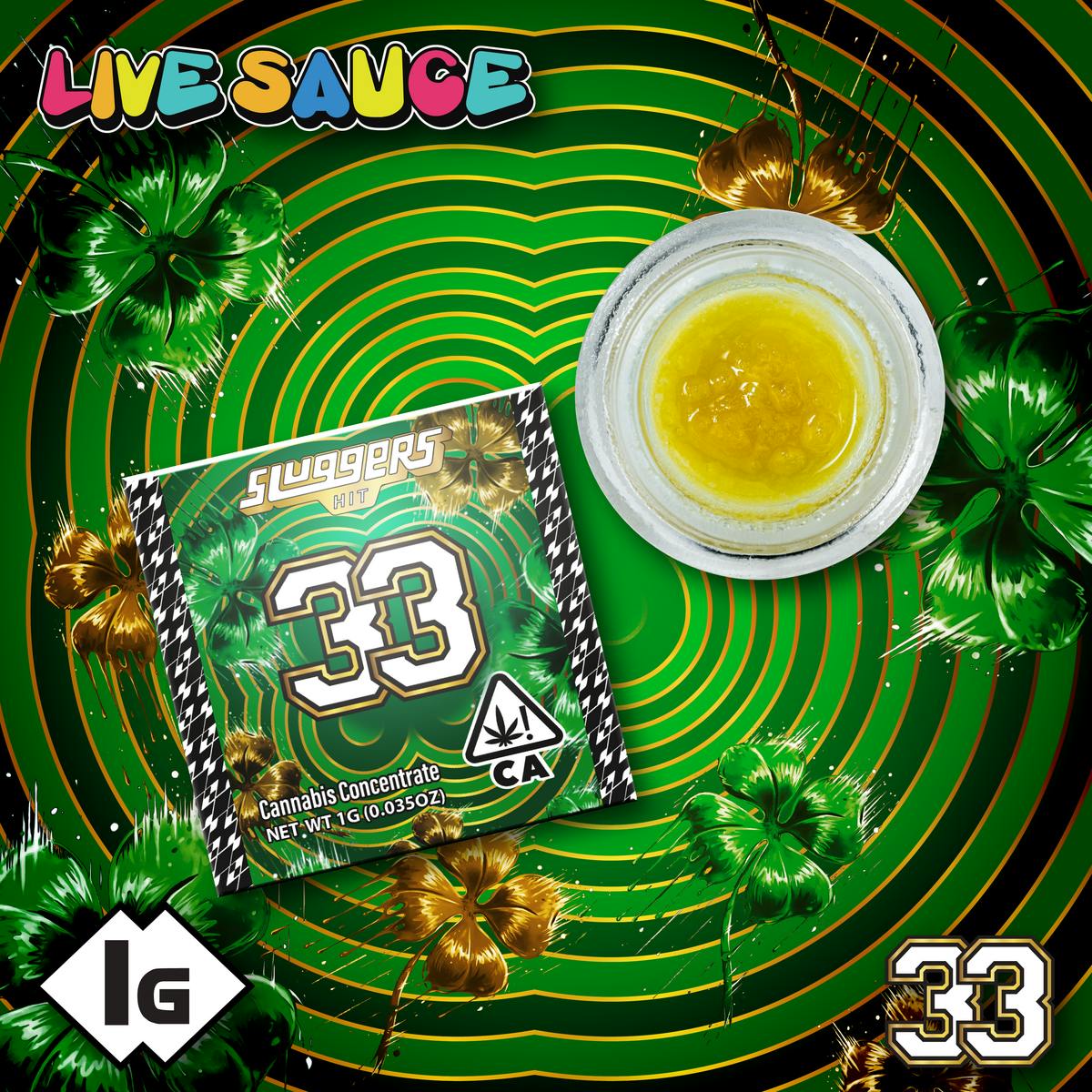 Sluggers - Live Sauce - 1g - 33