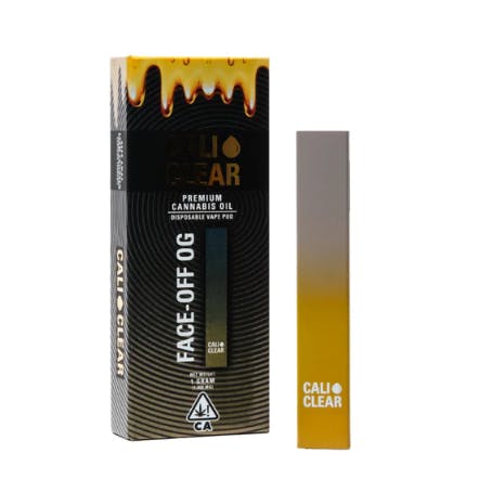 Cali Clear - Disposable Vape Pod Face-Off O.G - 1 g